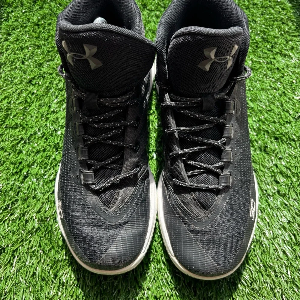 Under Armour Curry 3 'Cyber Monday' Sneakers Black White size 7‎ Youth Shoes